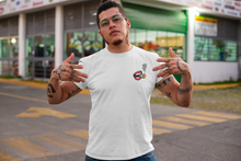 Load image into Gallery viewer, urban Lips t-shirt smoking white