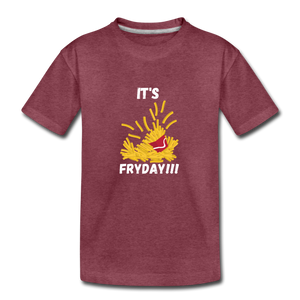 Fryday Premium T-Shirt - heather burgundy