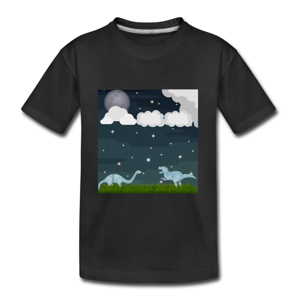 RoboDino T-Shirt for kids - black