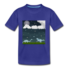 Load image into Gallery viewer, RoboDino T-Shirt for children- royal blue
