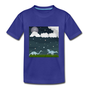 RoboDino T-Shirt for children- royal blue